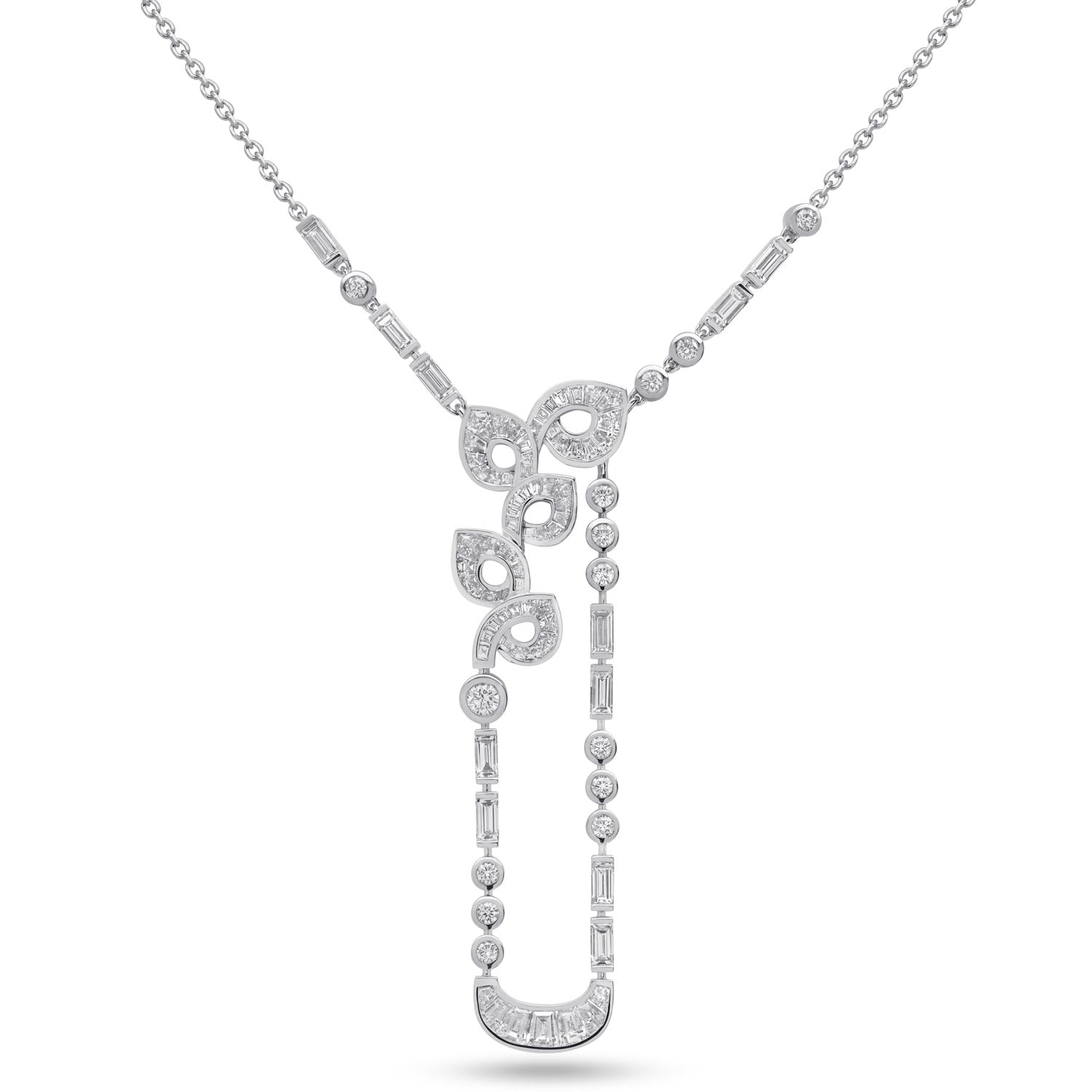 AURÉLIE baguette diamond Necklace