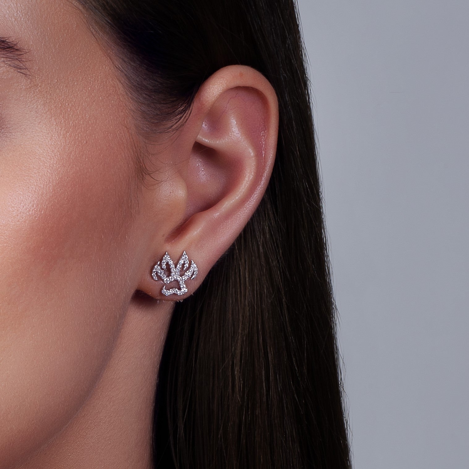 FERUS Earrings with Diamonds