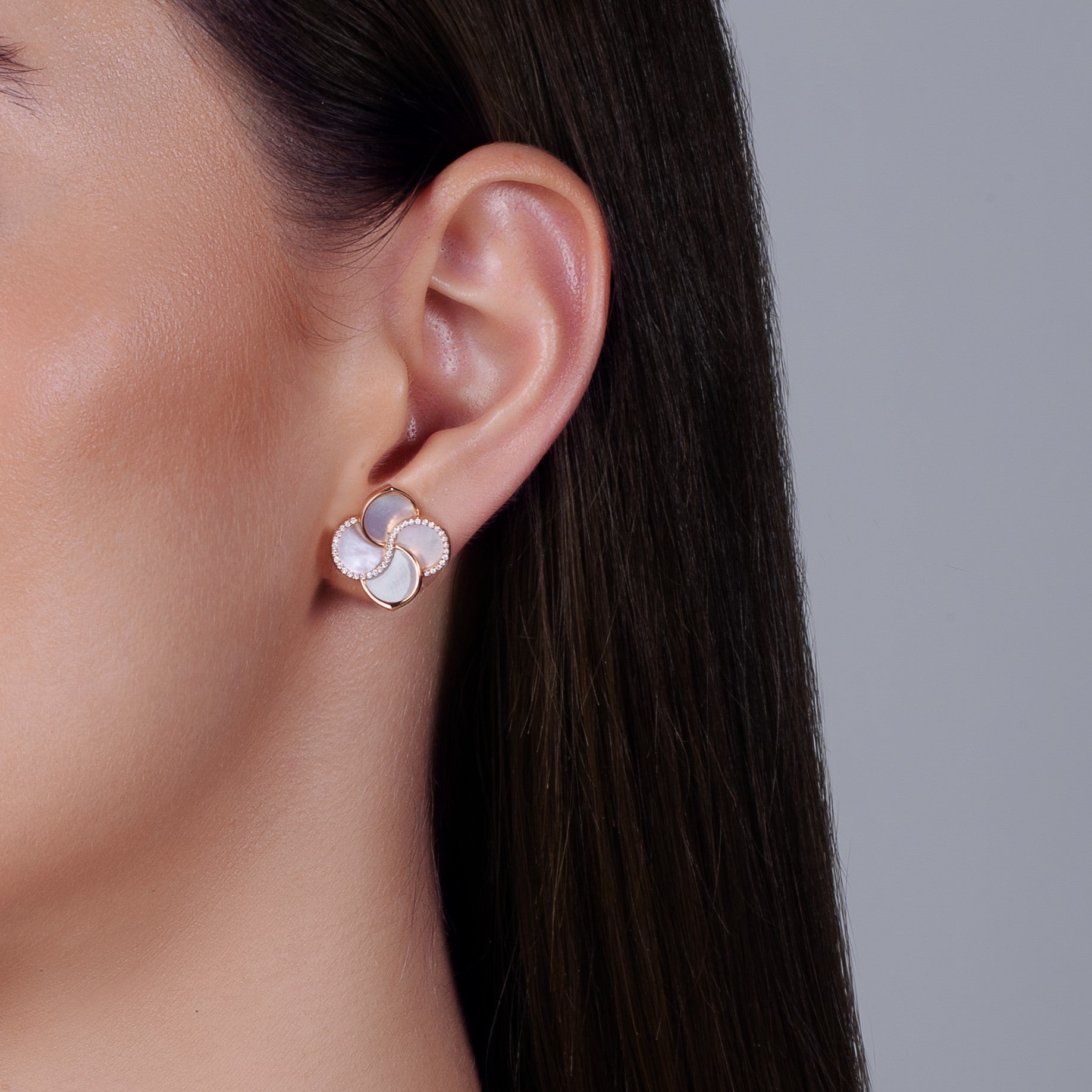 FLUMINA Earrings with Mother Of Pearl