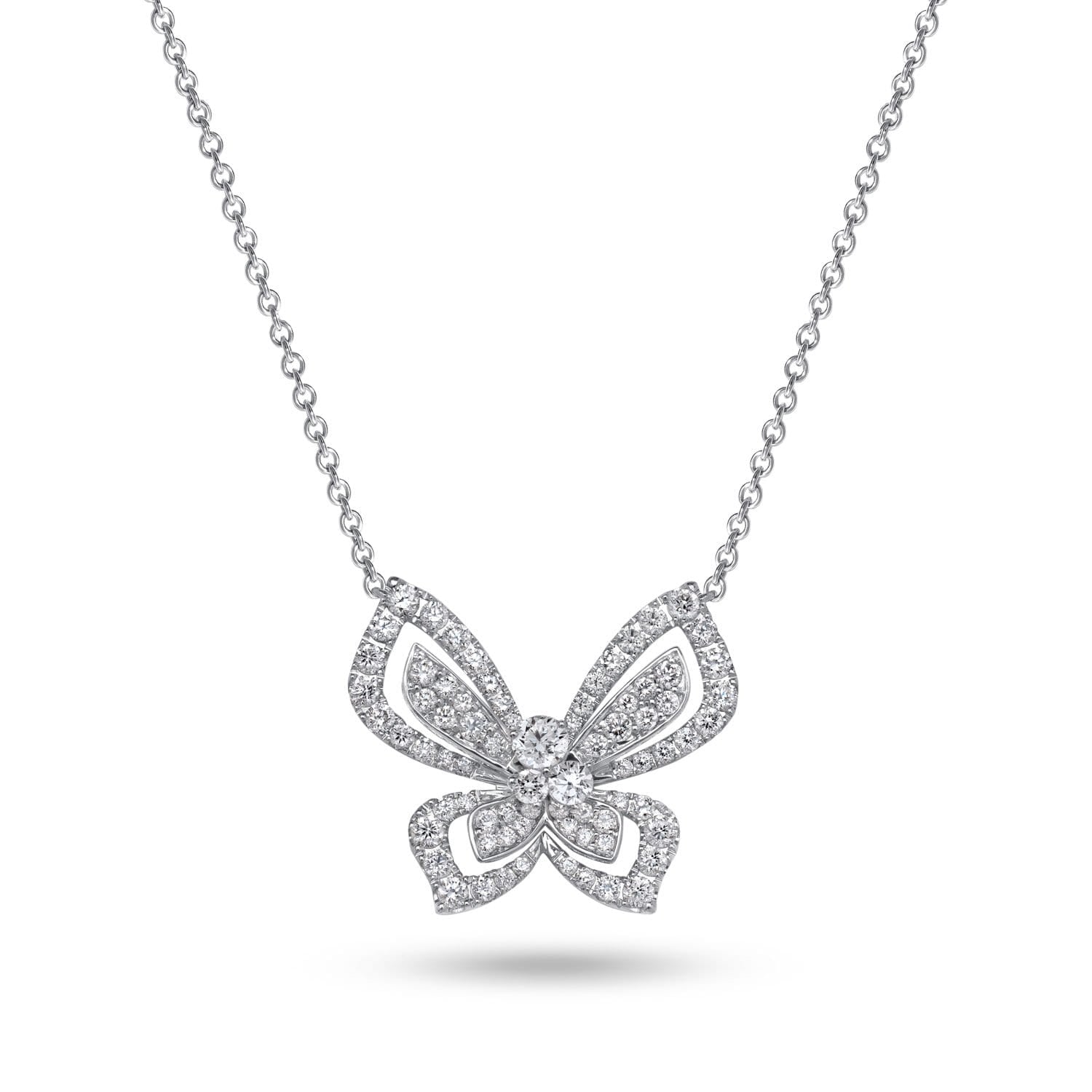 PICCOLE SONATE Butterfly Diamond Necklace